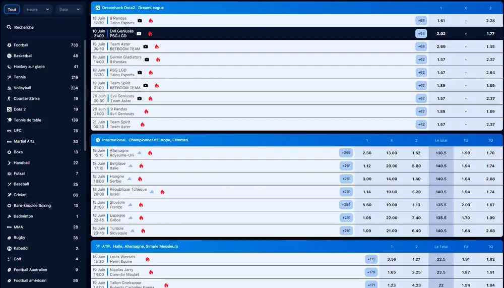Paris sportifs chez 1win Paris sportifs chez 1win